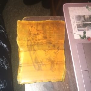 Beautiful stone slab with giraffes